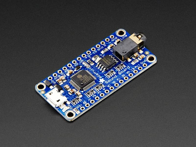 Звуковая плата Adafruit Audio FX — триггер WAV/OGG с флэш-памятью 16 МБ