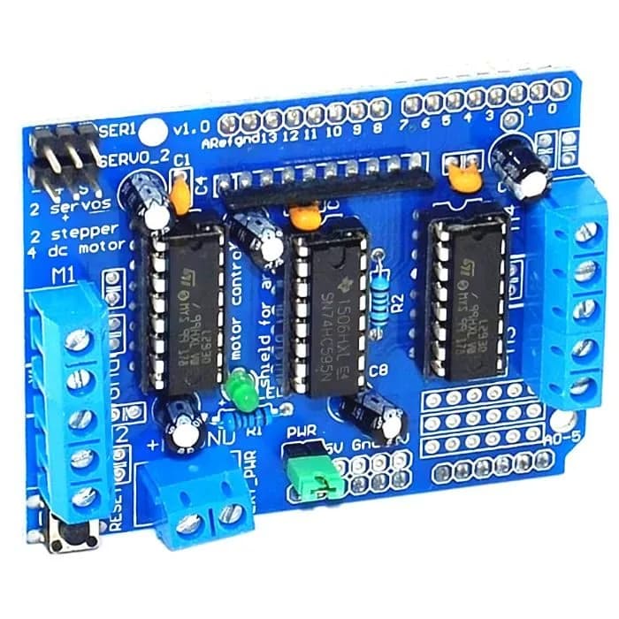 Щит драйвера двигателя Arduino L293D