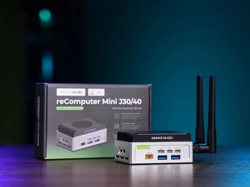 reComputer Mini J3011 — интеллектуальный компьютер Edge AI с NVIDIA® Jetson™ Orin™ Nano 8 ГБ