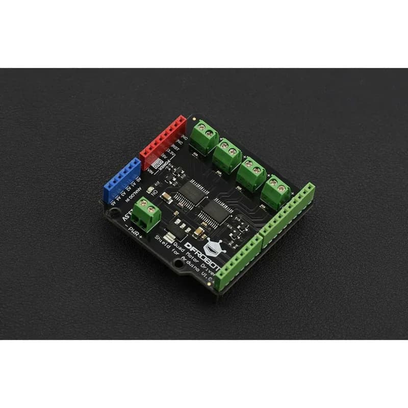 Щит драйвера двигателя постоянного тока Arduino Quad