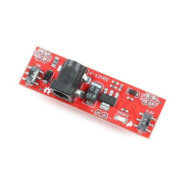 Блок питания для макетной платы SparkFun - 5 В/3,3 В (с разъемами)