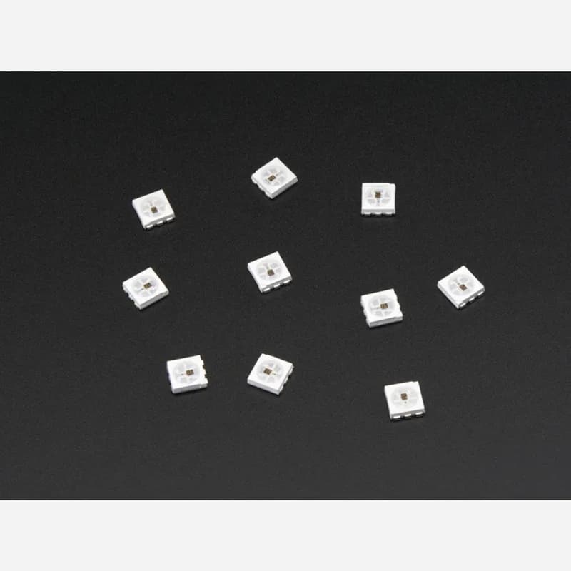 5050 RGB светодиод со встроенным чипом драйвера — 10 шт.