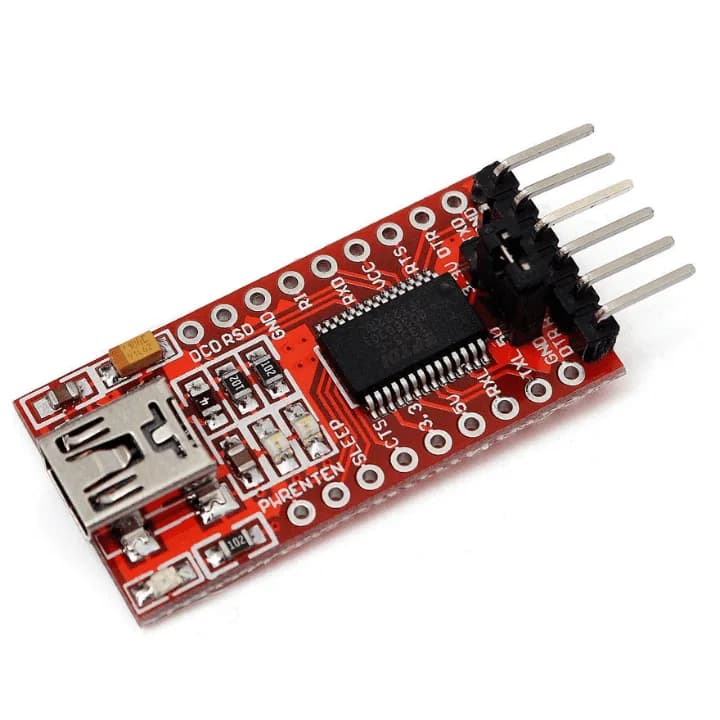 Конвертер Mini USB в TTL FTDI 232