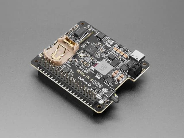 Witty Pi 5 HAT+ - RTC и управление питанием для Raspberry Pi