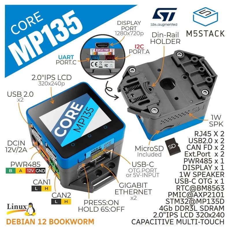 M5Stack CoreMP135
