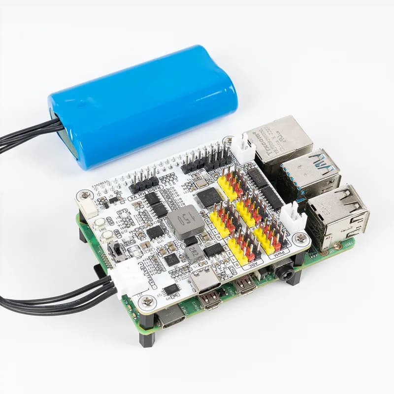SunFounder Robot HAT, предназначенная для Raspberry Pi 5/4/3B+/3B/Zero W/Zero (не совместима с SunFounder Pidog)