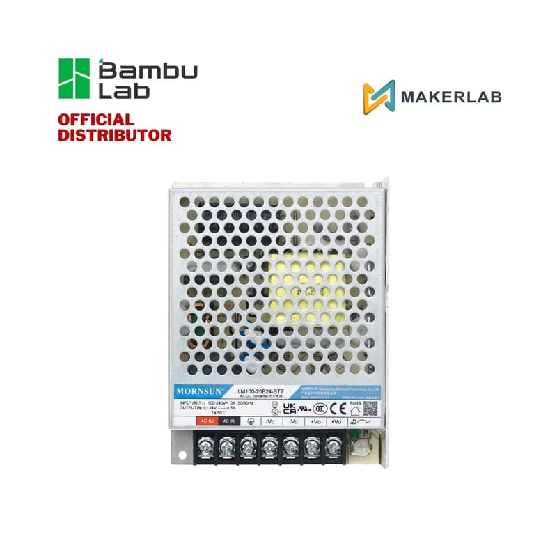 Внутренний источник питания Bambu Lab 24 В 108 Вт для серий X1 и P1