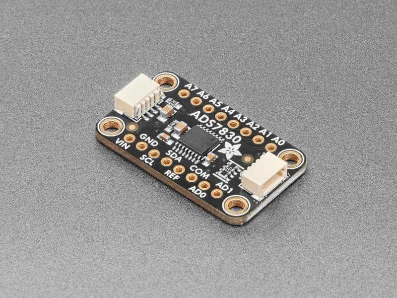 Adafruit ADS7830 8-канальный 8-битный АЦП с I2C - STEMMA QT / Qwiic