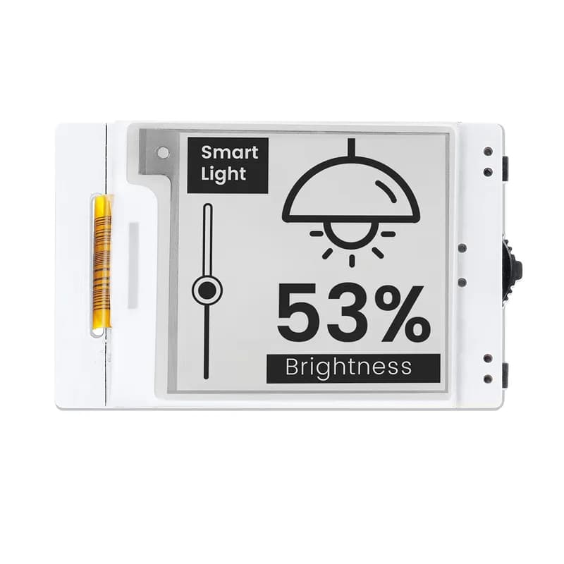 CrowPanel ESP32 1,54-дюймовый HMI-дисплей на электронной бумаге с разрешением 152*152, черный/белый цвет, управляемый интерфейсом SPI