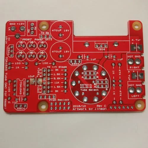 TDA1543+6DJ8/5670 для Raspberry Pi--
