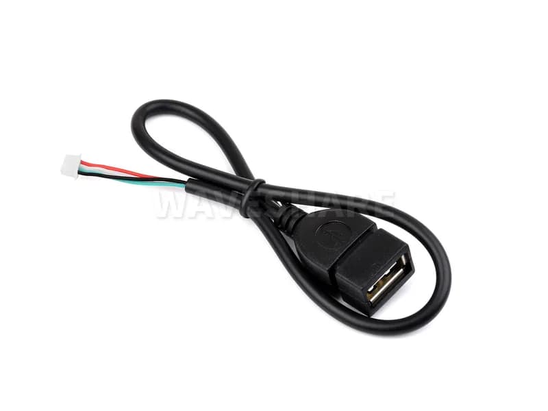 MX1.25 4-контактный кабель USB, гнездовой порт USB типа A, прибл. Общая длина 30 см