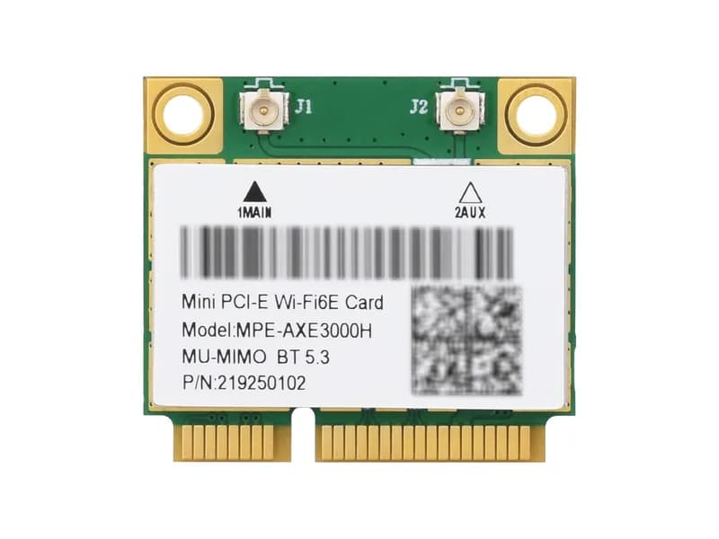 Беспроводная сетевая плата MINIPCIE AX210, гигабитный трехдиапазонный Wi-Fi 6E, стандарт 802.11AX, Bluetooth 5.3